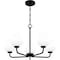 Quoizel Nielson Chandelier 5 Lights Matte Black NIE5025MBK - alternate 2
